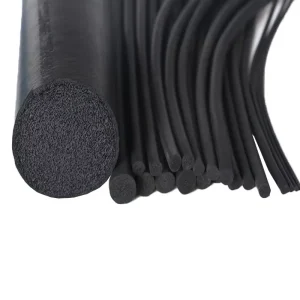 Custom Epdm Foamed Rubber Board Sheet Wear resisting Electric Cabinet Anti collision Rubber Square Bar Epdm Seal Strip