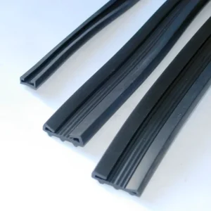 Custom Extruded Profile Aluminum Window Door Weather Glass Bottom Edge EPDM Rubber Seal Strip