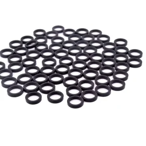 Custom FKM EPDM NBR Black Rubber Spacer Anti Vibration Rubber Gasket