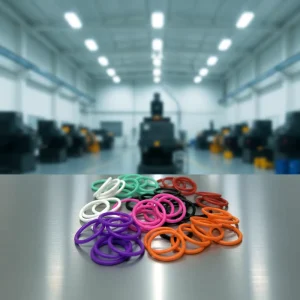 Custom Flame Retardant Electric & Industrial Molded Rubber Cone Flat Gaskets with Strong Hardness