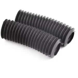 Custom Flexible Automotive Rubber Dust Cover Bellow EPDM NBR FKM Rubber Bellow Boots