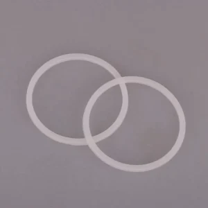 Custom Food Grade White Silicone O Ring Waterproof Flat Round Silicone Sealing Gasket for Cup and Bottle Lids