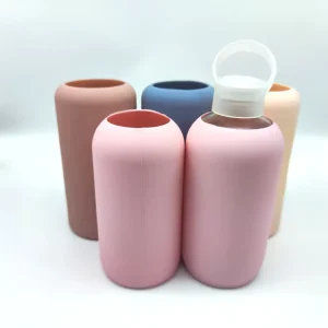 Custom Glass Water Bottle Silicone Rubber Sleeve Cover Seal Gasket for Tea Coffee