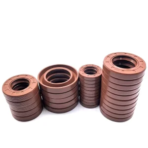 Custom Heat Resistant Waterproof Silicone Rubber Oil Seal with TC Skeleton for Industrial Machinery