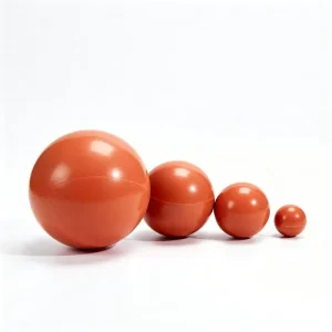 Custom High Bouncing Solid Color Rubber Ball Toy for Pet Dogs Colorful Silicon Bouncy Ball