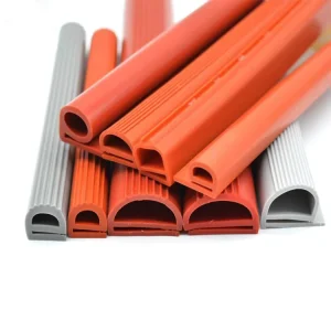 Custom High Temperature Resistant E Shape EPDM Rubber Gasket Industrial Oven Door Sealing Strip Cutting Service High Elastic