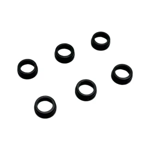 Custom High Temperature Resistant Food Grade Silicone Rubber Sealing Ring Waterproof Gasket Black Silicone Protective Sleeve