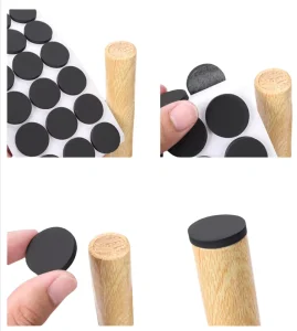 Custom High-Viscosity Anti-Skid Abrasion-Resistant Rubber Feet Self-Adhesive Furniture Pads Protectors