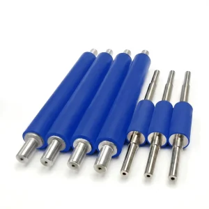 Custom Industrial PU EPDM Silicone Rubber Coated Roller with Neoprene Butyl Natural Rubber and Steel
