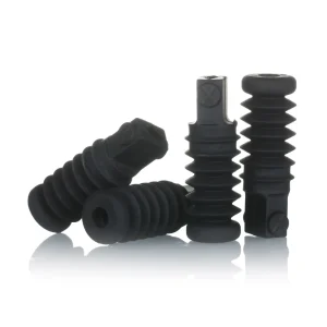 Custom Industrial Protective Black Dust Cover Molded Flexible HNBR Rubber Bellows Various Shapes