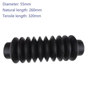 Custom Industrial Rubber Bellows and Dust Boot Molding Service