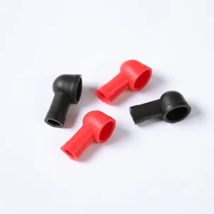 Custom L8-15 PVC Terminal Sleeve and Cable End Caps, Battery Insulation Cap, Waterproof, Red/Black