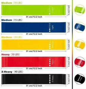 Custom LOGO Fitness Gum Workout Equipment Training Elastic Rubber Band For Fitness Expander Gym Yoga Exercise Resistance Bands