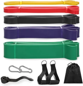 Custom LOGO Gym Fitness Exercise Equipment Elastic Rubber Band Expander for Gym Workout Yoga Resistance Bands
