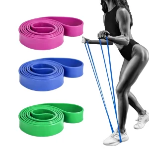 Custom LOGO Workout Equipment Training Elastic Rubber Band for Expander Gym Yoga Exercise Fitness Resistance Bands