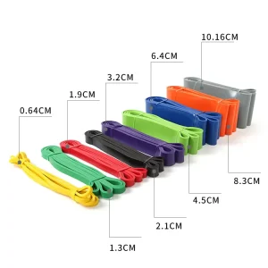 Custom Latex Rubber Stretch Fitness Pull up Bands Resistance Band Sets