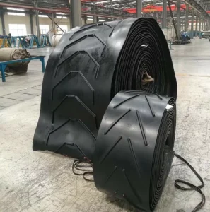 Custom Length Vulcanized Rubber Conveyor Belt for Sack Handling Free Cutting Service Included by Manufacturer
