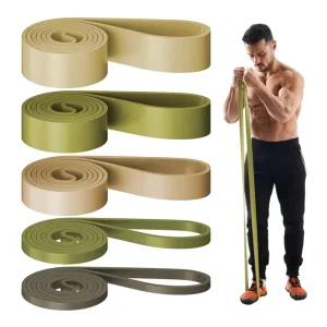 Custom Logo 2080mm Fitness Circle Bands De Resistencia Exercise Stretch Resistance Bands Set Pull Up Assist Band for Workout