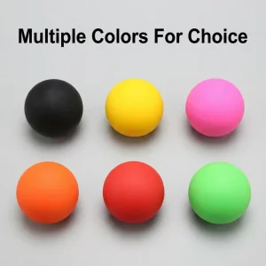 Custom Logo 4.6cm 150g Double Peanut Massage Balls PVC Rubber Yoga Exercise Hot Sticks Balls Rollers