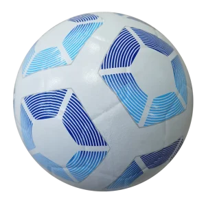 Custom Logo & Color 32 Panel Smooth Rubber Soccer Ball Sizes 3 5 1 Blue Gradient Gradient for Training Team Sports Application