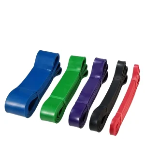 Custom Logo Fitness Power Lifting Natural Latex & Rubber Resistance Exercise Band for Gym Body Building and Stretching