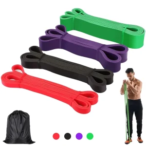 Custom Logo Long Latex Pull up Assist Bands Exercise Resistance Bands Strength Training Workout Gym Fitness Bands Body Building