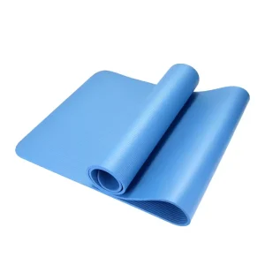 Custom Logo NBR Eco Yoga Mat 15mm Thick Non Slip Waterproof Folding Travel Pilates Health Fitness Equipment Carrying Bag 185cm