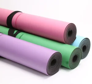 Custom Logo Natural Rubber Mat High Quality Fitness Gym Home Exercise Pu Thick Eco Friendly Yoga Mats