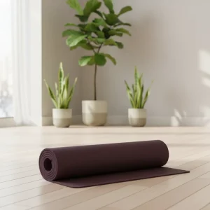 Custom Logo Natural Rubber PU Non slip Eco friendly 4mm Fitness Yoga Mat