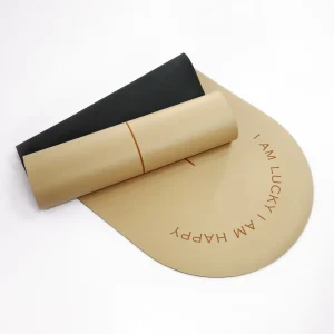 Custom Logo PU Natural Rubber Yoga Mat Non Slip Eco Friendly High Grip Fitness Exercise Mat