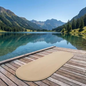 Custom Logo PU Yoga Mat Eco Friendly Non Slip Natural Rubber Yoga Mat Odorless Durable Exercise Mat for Gym and Studio