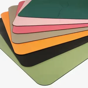Custom Logo Professional Home Gym Exercise Anti Slip Pilates PU Natural Rubber Material Yoga Mat