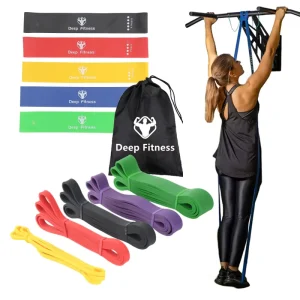 Custom Logo Pull up Bands High Elastic Rubber Workout Resistance Exercise Fitness Exercise Bands Set Power Rubber Bands
