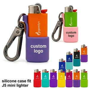 Custom Logo Silicone Rubber Cigarette Lighter Sleeve Protective Cover Holder Suction Cup Model 9 Fit