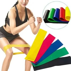 Custom Logo Stretch Resistance Bands for Fitness Gym Exercise Latex Natural Rubber