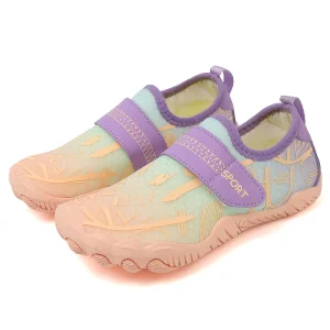 Custom Logo Summer Children’s Quick dry Anti Slip Swimming Shoes for Boys and Girls Beach Water Walking Outdoor Use