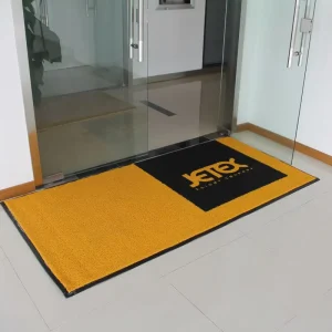 Custom Logo Tufted Jacquard Animal-Print Nylon Floor Mat with Anti-Slip Door Mat