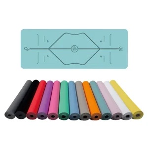 Custom Logo Yoga Mat High Density PU Rubber Yoga Mat