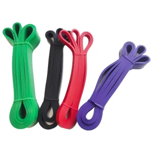Custom Logo Yoga Nature Rubber Latex Elastic Fitness Power Exercise Bands Resistance Bands Set