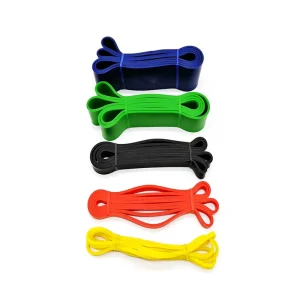 Custom Loop Latex Heavy Duty Stretch Resistance Power Bands Set with Mesh Bag Factory Price Pull Assist Band for Fitness & Yoga