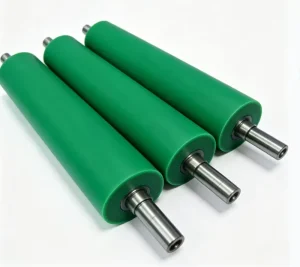 Custom Made Rubber Rollers in Various Colors Used for Industrial Machinery