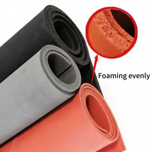 Custom Medical Grade Molding Heat Resistant Silicone Foam Sheet Roll Insulation Pads
