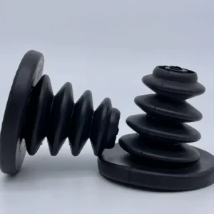 Custom Molded EPDM NBR Rubber Bellows Dust Cover Accordion Boot for Machinery Automotive