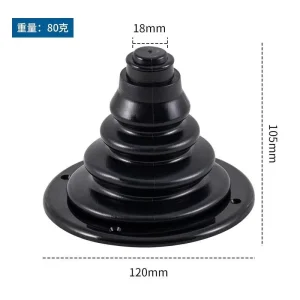 Custom Molded EPDM Rubber Bellows Waterproof Flexible Black ISO9001 TS16949 Certified Auto Accessories