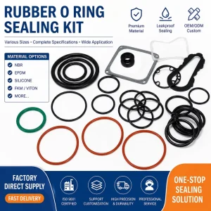 Custom Molded Heat Resistant Flat Rubber Gasket Seals NBR EPDM FKM Silicone Rubber Gasket