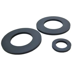 Custom Molded NBR EPDM Silicone Flat Rubber Gasket Heat Resistant Industrial Sealing Applications PTFE FKM Materials 2mm Thick