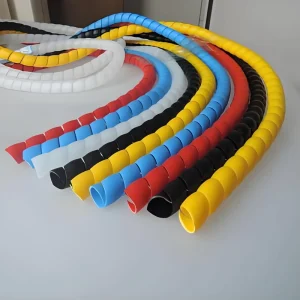 Custom Molded Nylon Anti-Aging Protective Sleeve Waterproof Spiral Hydraulic Hose Cover ISO9001 Certified