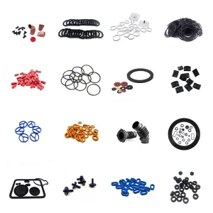 Custom Molded Oil-Resistant Engine Gasket NBR FKM Silicone 20-90 Shore Hardness Rubber Seal