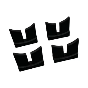 Custom Molded Rubber Snap-On U-Channel Foot Pad Anti-Vibration Bumper Floor Protector