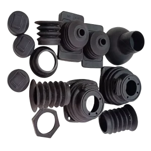 Custom Molded Silicone NBR EPDM Rubber Seal Cover Bellows Dust Cover